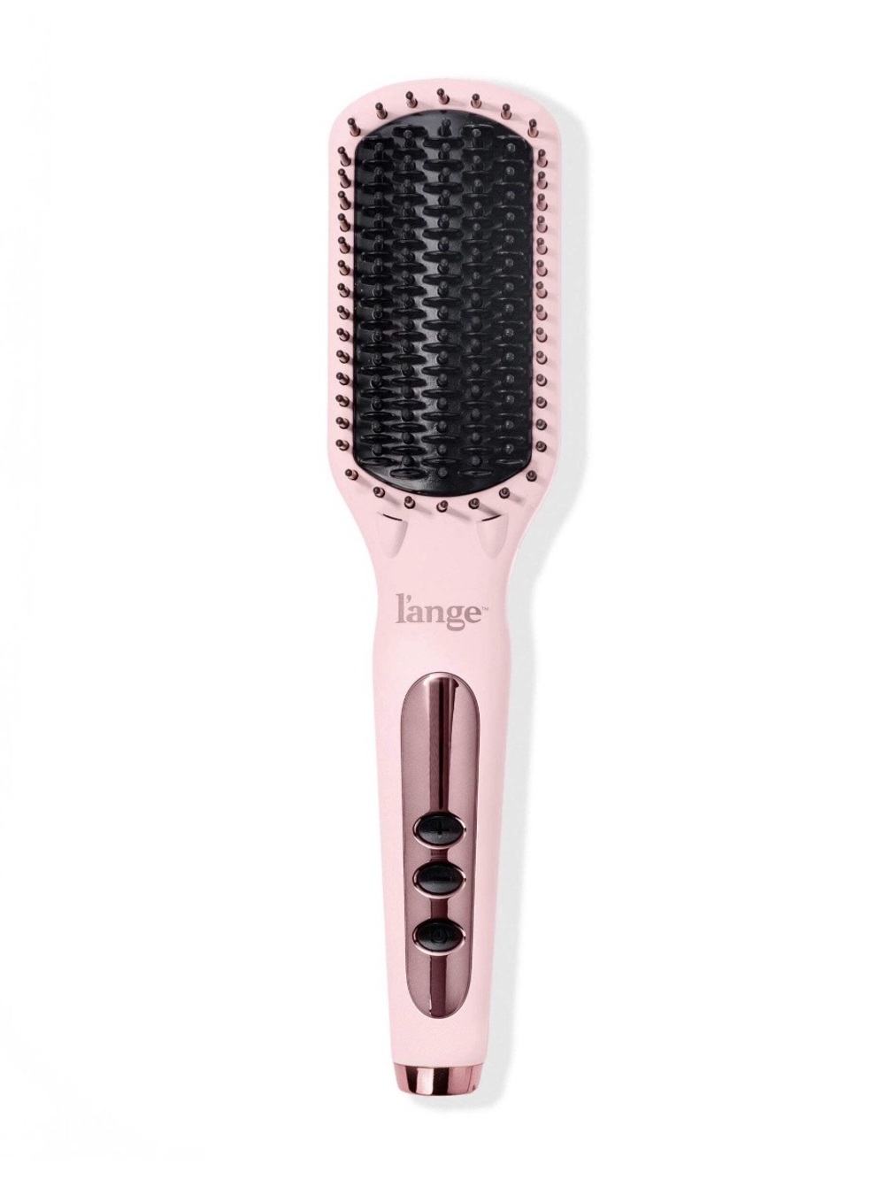Lange Pink Paddle Straitening Brush with Black Cushion